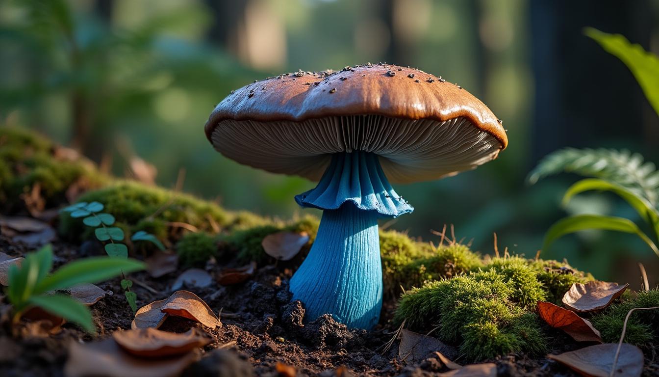 Champignon pied bleu : conseils de cueillette et précautions à prendre