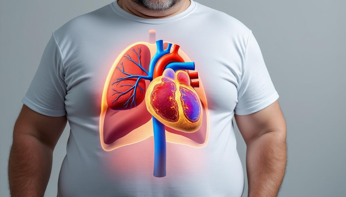 La « bedaine de bière » associée à des lésions cardiaques chez les hommes