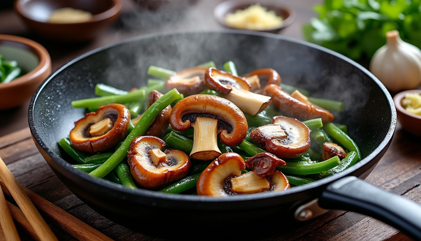découvrez les bienfaits du shiitake, un champignon savoureux et nutritif reconnu pour ses propriétés médicinales et son utilisation en cuisine japonaise.