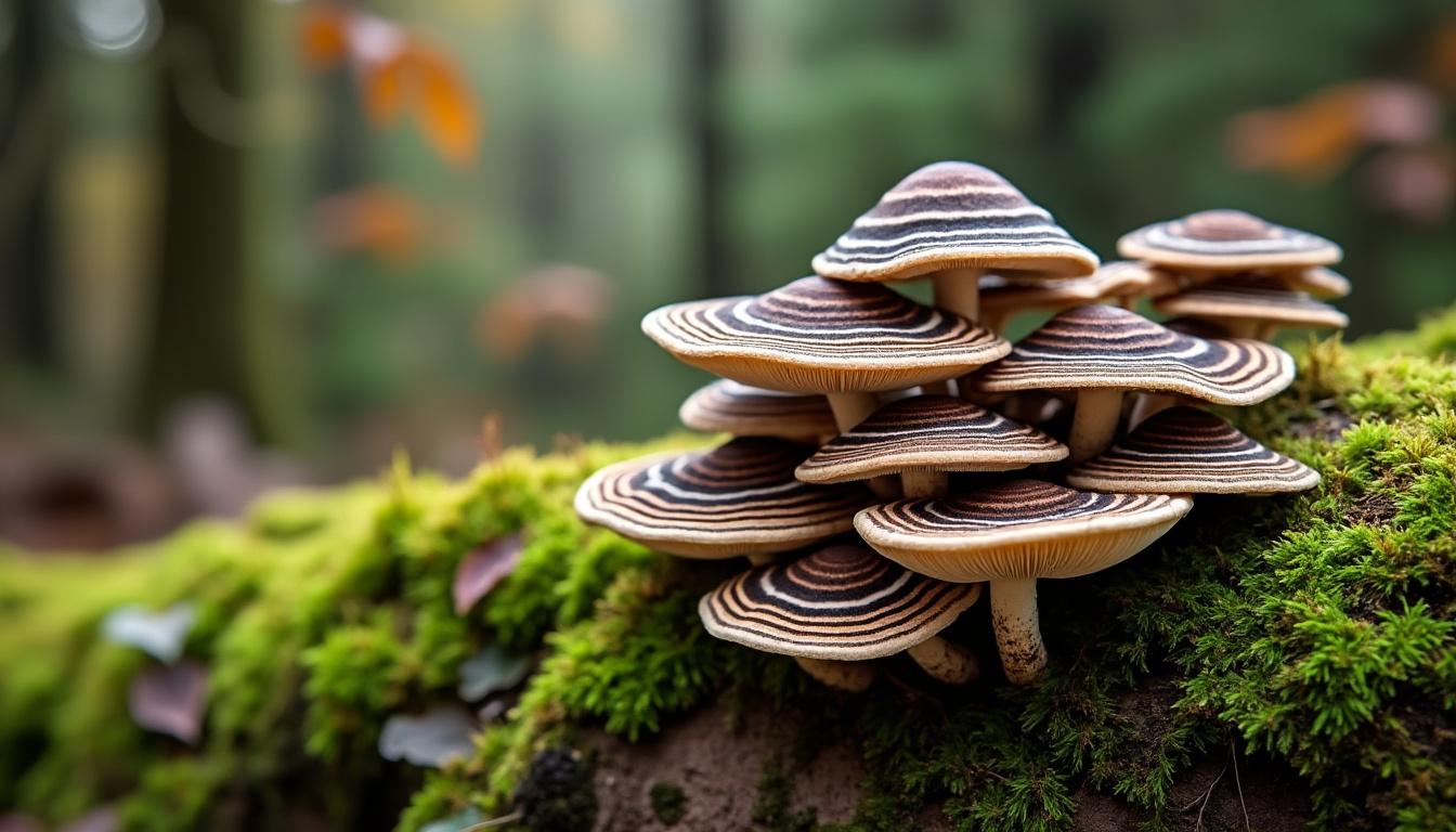 découvrez les bienfaits du turkey tail, un champignon médicinal reconnu pour renforcer le système immunitaire et favoriser la santé générale.