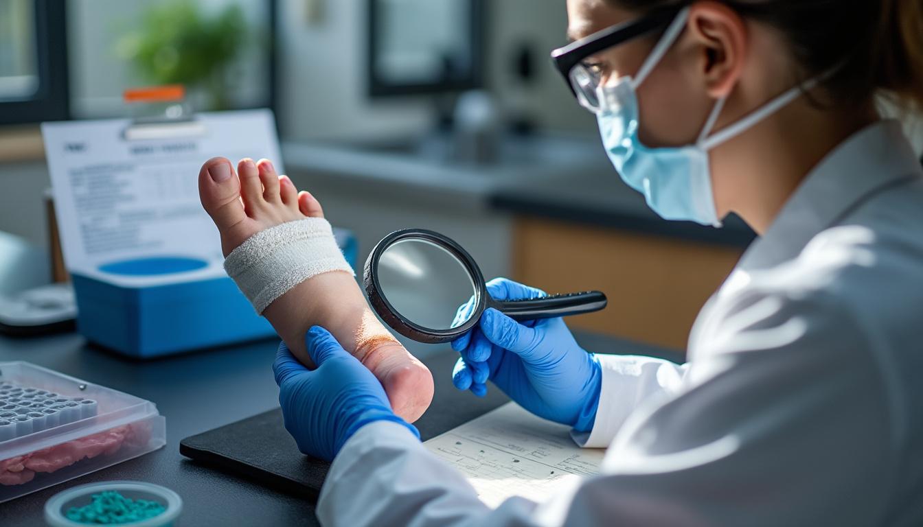 découvrez comment l'analyse génomique révÚle la présence multiple de souches d'e. coli résistantes aux antibiotiques dans les infections du pied diabétique, mettant en lumiÚre les défis thérapeutiques et les implications pour le traitement.